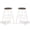 White, variant on Furniture of America Mandy Metal Bar Stool in Silver Gun Metal (Set of 2)