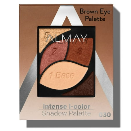2X - Almay Intense i-Color Shadow Palette - 010 Brown Eyes - 0.1oz