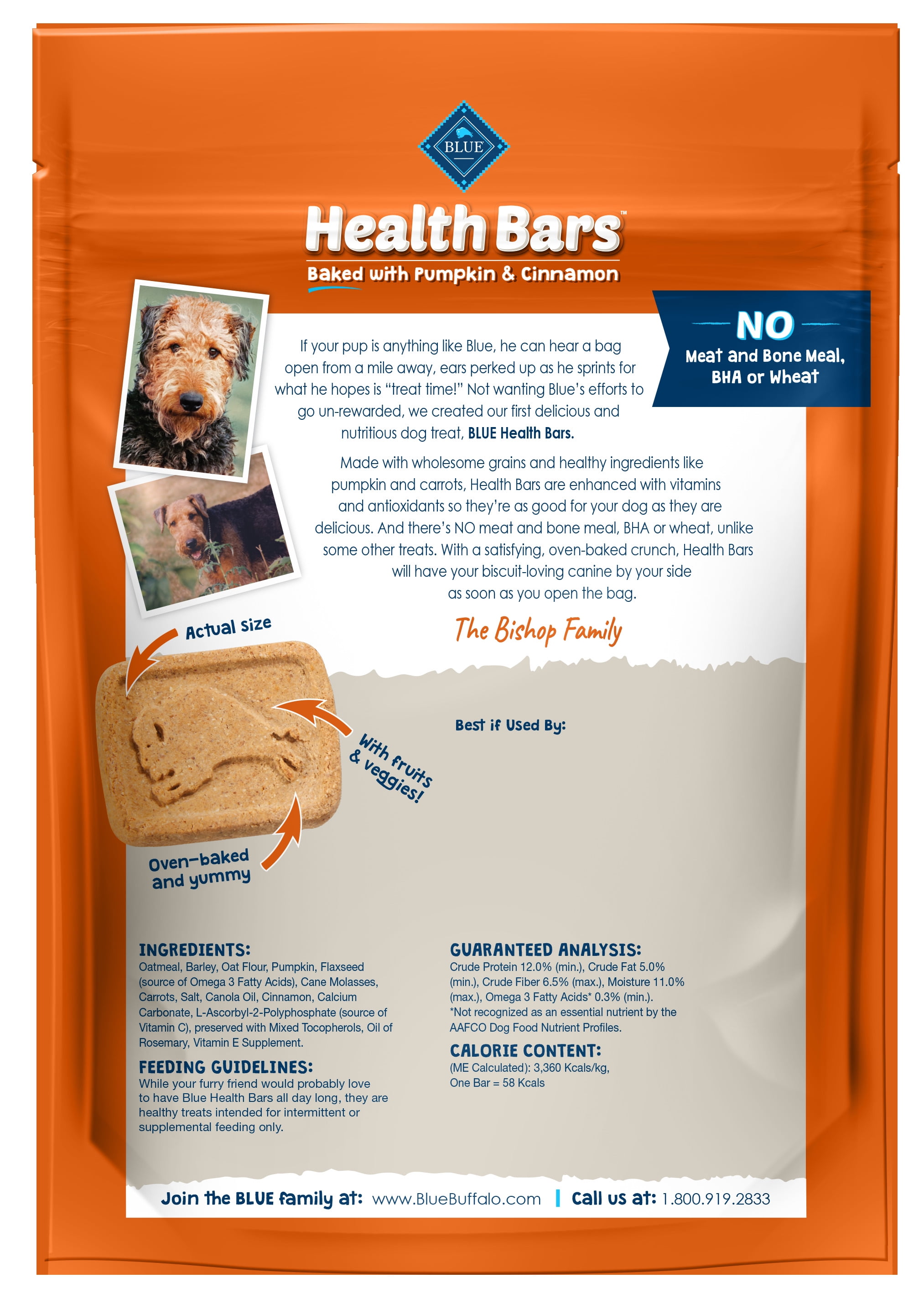 Blue buffalo pumpkin clearance cinnamon dog treats