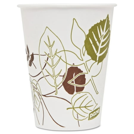 Paper Cup Cups - Dixie Pathways Polycoated Paper Cold Cups, 9oz, 2400/Carton -DXE9PPATH