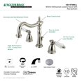 thumbnail image 2 of Kingston Brass KB1978WLL Widespread Lavatory Faucet with Retail Pop-Up, Satin Nickel, 2 of 2