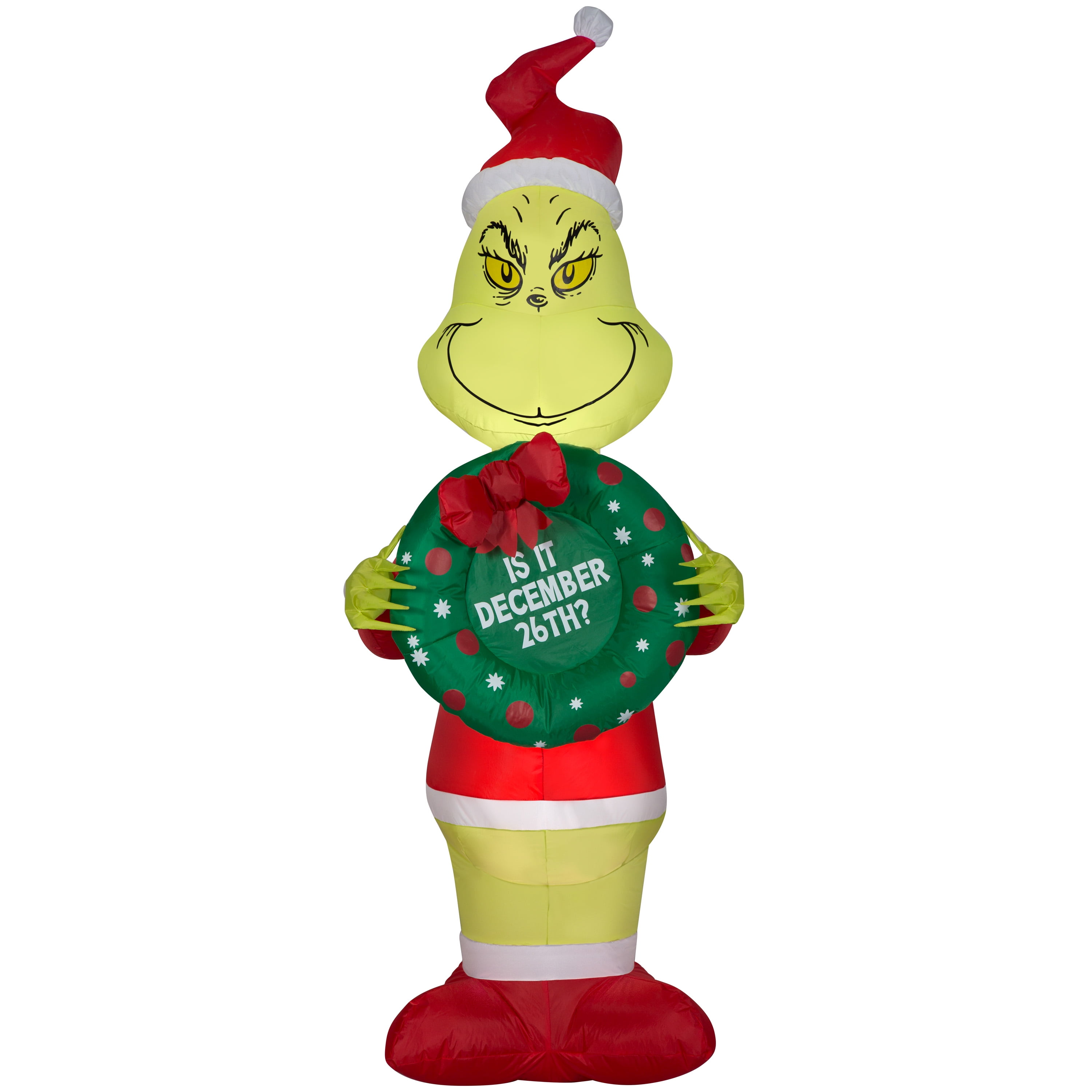 Seuss The Grinch 5.5 Feet Tall Airblown Holiday Inflatable Dr 