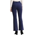 thumbnail image 3 of Allegra K Women's Vintage Corduroy Flare Pants Elastic High Waist Stretchy Bell Bottom Trousers, 3 of 6