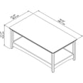 thumbnail image 6 of Bush Furniture Buena Vista Coffee Table in Serene Cherry, 6 of 7