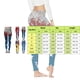 thumbnail image 4 of Gibobby Leggings Termicos Mujer Mujeres Casual Tight Cintura alta Deportes Yoga Día la independencia Impreso Leggings（Rojo， XXXL), 4 of 4