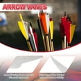 thumbnail image 3 of Uxcell Arrow Vanes, Turkey Feather Fletching Shield Cut Archery Fletch Right Wing White, 3 of 5