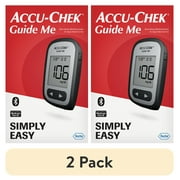 (2 pack) Accu-Chek Guide Me Glucose Monitor Kit for Diabetic Blood Sugar Testing: Guide Me Meter, Softclix Lancing Device, and 10 Softclix Lancets
