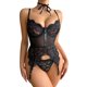 thumbnail image 1 of Gibobby Lencería mujer erótica Sexy sin Lencería de Encaje para Mujer Anillo de Pijama Sexy Sexy Lencería Íntimos de una Pieza Plus Size Mujeres lencería(Negro, M), 1 of 5