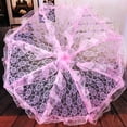 thumbnail image 5 of Wxqbjtam Handmade Lace Umbrella Vintage Bridal Wedding Romantic Wedding Parasol for Party Pink, 5 of 7