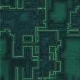 thumbnail image 1 of Ahgly Company Tapis d'Intérieur Lavable en Machine Carré Transitionnel Vert Sarcelle Profond, 5 Pieds Carré, 1 of 7