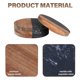 thumbnail image 4 of Juego de 4 Posavasos para Bebidas, Posavasos con Unión de Mármol y Madera para Proteger la Mesa, Posavasos para Tazas, 4 of 5