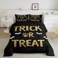 thumbnail image 2 of Feelyou Trick or Treat Queen Comforter Set, Halloween Bat Animal Bedding Sets, Teens Boys Girls Kids Reversible Bedding Comforter Set, Lightweight Room Decor, 3 Pieces, 2 of 8
