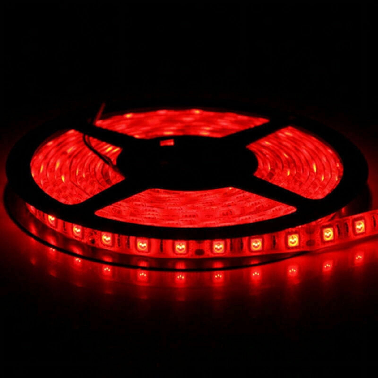 RGB LED Boat Light Deck Waterproof 12V Bow Trailer Pontoon Lights Strip Marine[Red,1pcs]
