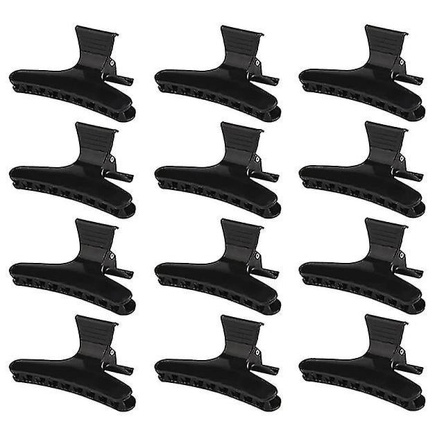 Hair Clips For Styling Sectioning Black Butterfly Hair Clips Clamps Claws Pro Salon Hair Clips For Cutting, Styling, Sectioning, Coloring Hair Styling