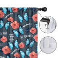 thumbnail image 4 of Blackout Kids Curtains,Pioneer Flower Floral Print Pattern Childrens Insulated Curtains Set Of 2,Bedroom Essentials,Toddler Room Decor 42"x63", 4 of 5