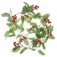thumbnail image 1 of CIMAXIC christmas Christmas Rattan Artificial Leaf Red Flower Vine Rattan for Christmas Tree Decoration,68.9"X6.69"X1.97", 1 of 4