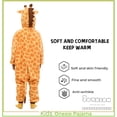 thumbnail image 5 of Pijama Joyxiam para niños con forma de jirafa, de franela, de 8 a 10 años, 5 of 5