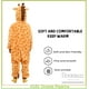 thumbnail image 5 of Pijama Joyxiam para niños con forma de jirafa, de franela, de 8 a 10 años, 5 of 5
