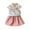 Pink, variant on Fesfesfes Toddler Kids Baby Girl Outfits Clothes Embroidery Cheongsam Shirt Tops and Skirt Set Spring Sale
