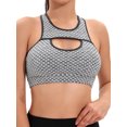 thumbnail image 5 of YouLoveIt Sports Bra for Women Workout Yoga Bra Crop Tops Padded Yoga Bra Racerback Sports Bra Running Gym Yoga Tops Tank Activewear Sports Bras Fitness Sports Bras, 5 of 8