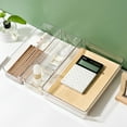thumbnail image 4 of Kitchen Desk Drawer Organizer Transparent Drawer Storage Bin Vanity Drawer Tray, 4 of 10