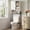 1 Door/White, variant on Jableast 24" Over the Toilet Storage Cabinet, Bathroom Organizer with Adjustable Shelf, Space-Saving Bathroom Storage with Fluted door,, Freestanding Over Toilet Cabinet, Natural Oak