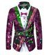 thumbnail image 1 of Camisa con botones de moda, nuevo estilo, patrón festivo rojo HD, material elástico suave y cómodo, diseño de diseñador , talla grande, 1 of 6