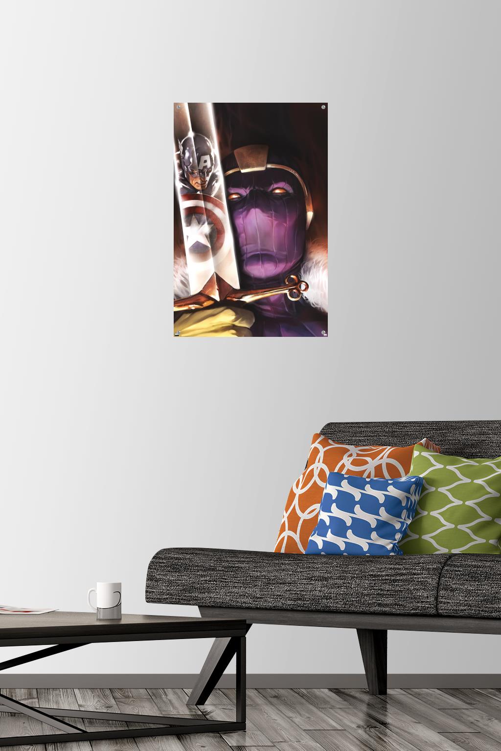 Marvel - Baron Zemo - Captain America #606 Wall Poster with Pushpins, 14.725" x 22.375"
