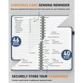 WEMATE Spiral Address Book with Alphabetical Tabs, Password Book