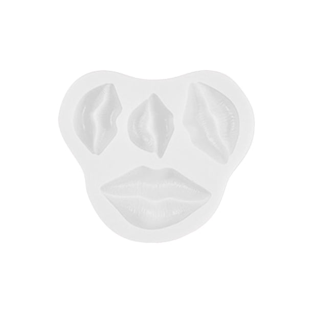 Molde de silicona para decoración de pasteles de Chocolate con labios rojos creativos DIY Wmkox8yii FHAKJF2361