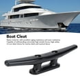 thumbnail image 4 of Boat Cleat, Black Nylon Dock Cleats, Kayak Rope Tie Cleat, Kayak Cleat for Boat Docks, Kayaks, Marine, Nautical Decor,  Include Installation Accessories Screws, 4 of 7