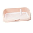 thumbnail image 4 of Washable Pet Dog Toilet, Dog Potty Tray Easy to Clean Indoor Outdoor Bedpan Lattice Urinal Training Pad Holder Trainer Corner for Dogs Cats Pink, 4 of 9