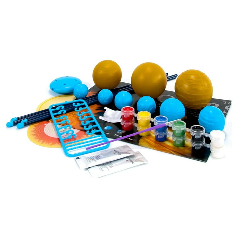 4M 3D Glow-in-the-Dark Solar System Model Making Science Kit, Stem,  Children 8+ years - Walmart.com