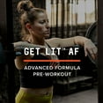 thumbnail image 2 of Beyond Raw LIT Advanced Formula PreWorkout for Men & Women, Energy, Focus, Endurance, Pumps, 300mg Rapid and Targeted Release Caffeine, Creatine, Betaine, Beta Alanine, Taurine, Icy Fireworks, 20 Svg, 2 of 8