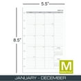 thumbnail image 4 of 2026 TUL® Discbound Monthly Planner Refill Pages With 12 Tab Dividers, Junior Size, Gray, January To December, 4 of 4
