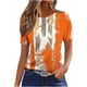 thumbnail image 2 of Haivin Womens Summer Tops Short Sleeve Shirts Crew Neck Tshirt Cute Blouses, 2 of 4