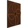 thumbnail image 2 of 19 5/8"W x 19 5/8"H Windmill EnduraWall Decorative 3D Wall Panel, Universal Aged Metallic Rust (Covers 2.67 Sq. Ft.), 2 of 6