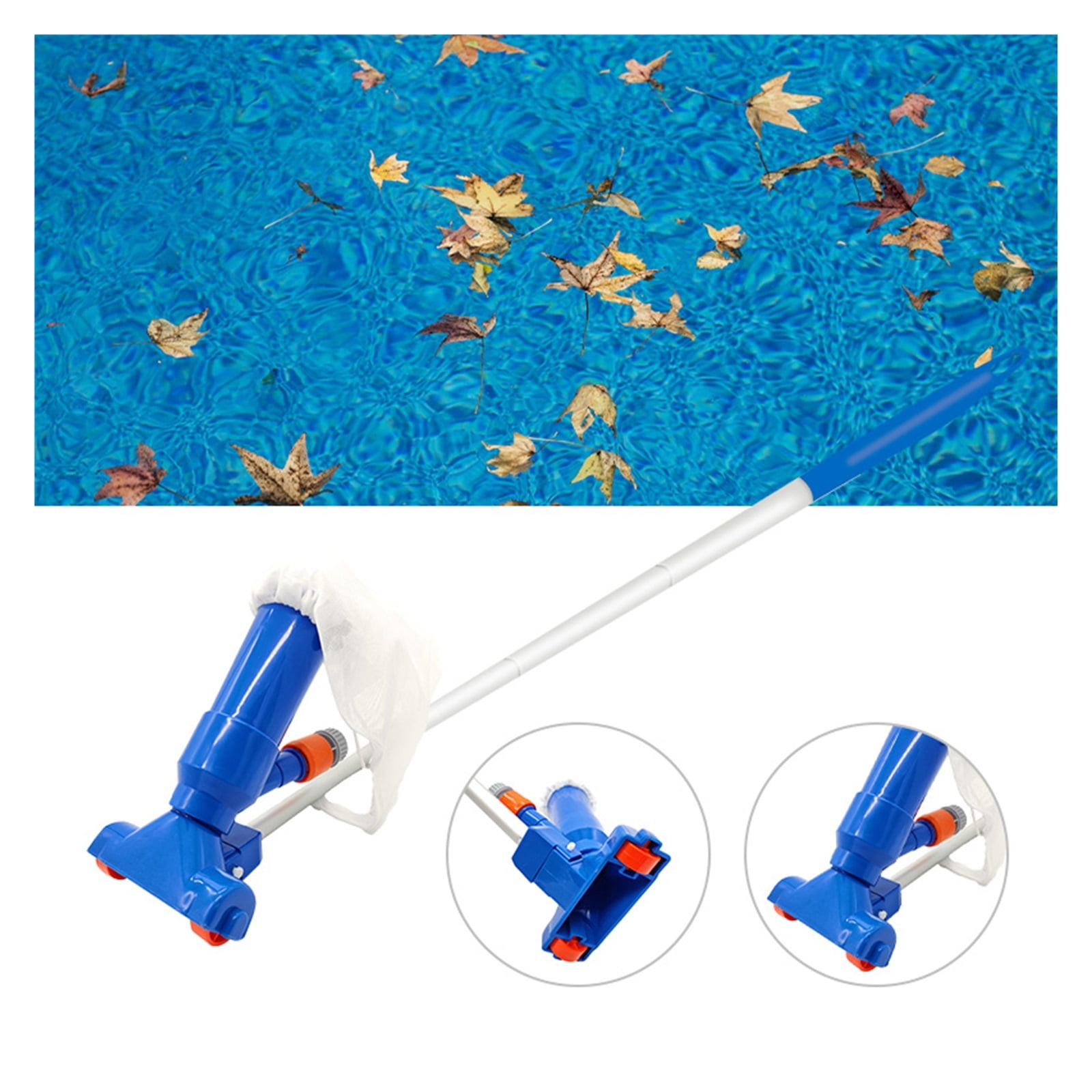 Pool Vacuum Cleaning Kit Clean Bottoms Net for Pool Filter Cleaner Set Cleaning Skimmer Pools Tool