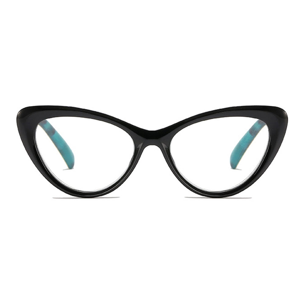 5 Pairs of Women Retro Cat Eye Reading Glasses 3.50 Ladies Anti Blue Light Spring Hinge Black Green Readers +3.5