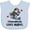 AE-Light Blue, variant on Inktastic Skiing Beagle Puppy Skier Boys or Girls Baby Bib