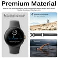 thumbnail image 4 of CIRUTVAL Sport Bands Compatible Google Pixel Watch Band No Gap Silicone Men,Slim Soft Silicone Waterproof Google Pixel Watch Strap Sports Replacement Wristbands for Google Pixel Watch Band Women Men, 4 of 7