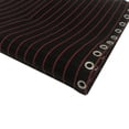 thumbnail image 3 of Maoww Tissu de Remplacement pour Canapé en Tissu pour Chaise Anti-Gravité Noir Rayé Rouge, 3 of 7