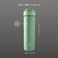 thumbnail image 6 of TAL 26oz Stainless Steel Ranger Water Bottle with Easy Sip Straw, Sage, 6 of 9