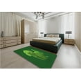 thumbnail image 4 of Ahgly Company Indoor Rectangle Patterned Deep Emerald Green Area Rugs, 6' x 9', 4 of 6