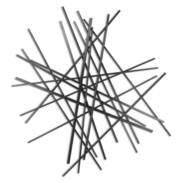 Cheungs 5369BK Avalon Black Large Abstract Wall Art