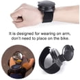 thumbnail image 4 of Bike Mirror, Mountain Road Bicycle Cycling Wrist Band Rear View Mirror, Adjustable Rotatable Safe Multi Angle Bicycle Rear View Glass Mirror, 4 of 5
