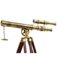 thumbnail image 3 of Rii Gilbert & Sons 18x Functional Telescope, Antique Pirate Spyglass with a Tripod Stand, Gifting Zoomable Spyglass for Kids., 3 of 6
