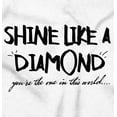 thumbnail image 2 of Shine Like Diamond Sparkle Unique Womens Fitted Plus Size Graphic Tee Brisco Brands 2X, 2 of 5