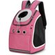 thumbnail image 1 of Mochila PORTÁTIL para mascotas Vevor rosa transpirable cómoda para perros pequeños cachorros gatos viajes senderismo camping, 1 of 5
