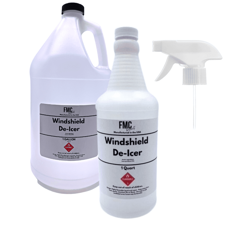 Windshield Deicer Spray for Car, 32 OZ Spray Bottle, Melt Ice Instantly  with No Residue